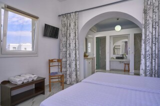accommodation sofia village mykonos hotel TV